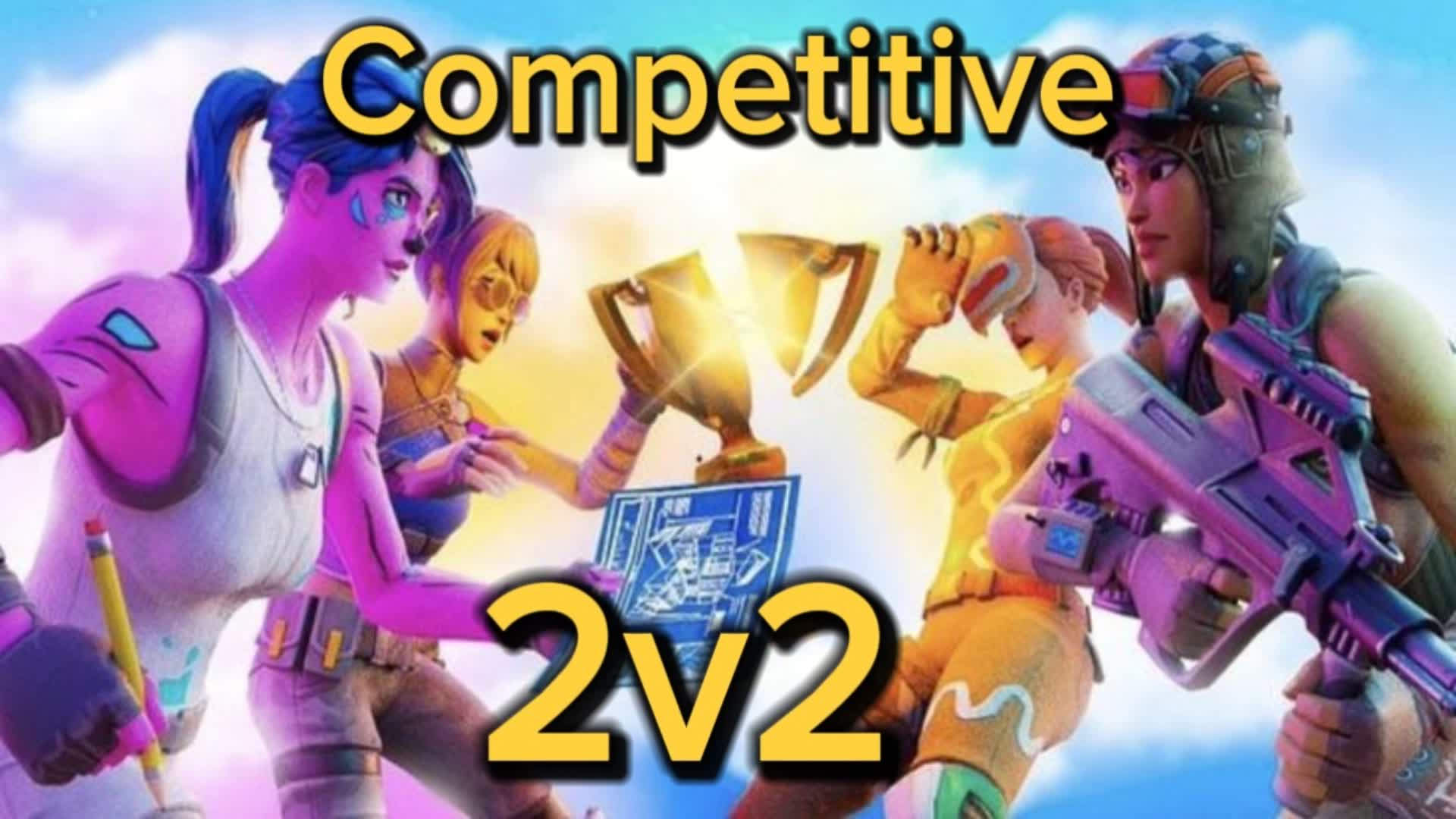 Competitive 2v2 — Fortnite Creative map