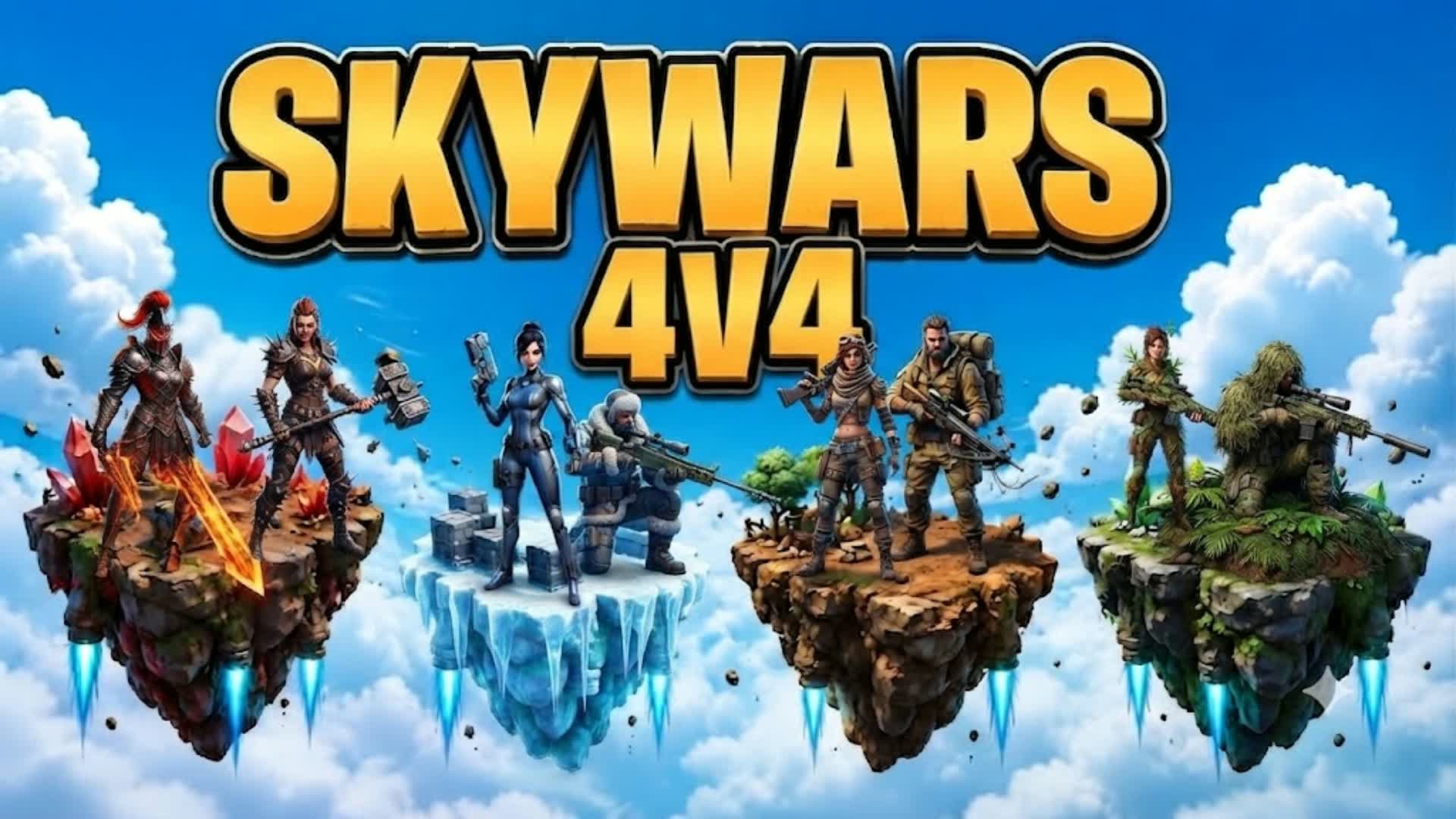 SkyWars 4V4 — Fortnite Creative map