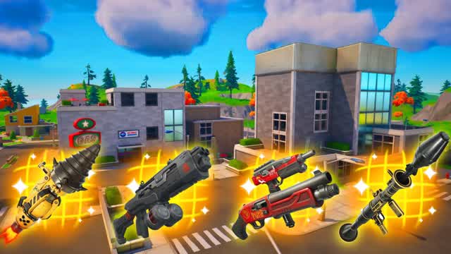 SUPER CITY FREE FOR ALL WEAPONS & GUNS — Fortnite Creative map