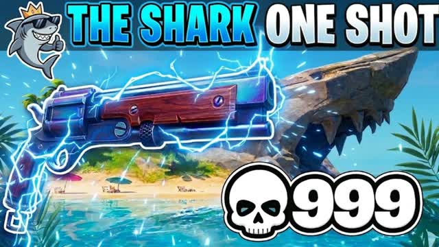 THE SHARK ONE SHOT GUN GAME — Fortnite Creative map cover art