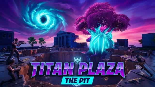 Titan Plaza - The Pit — Fortnite Creative map