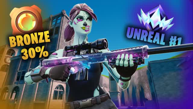 RANKED TILTED ONE SHOT🎯 — Fortnite Creative map cover art