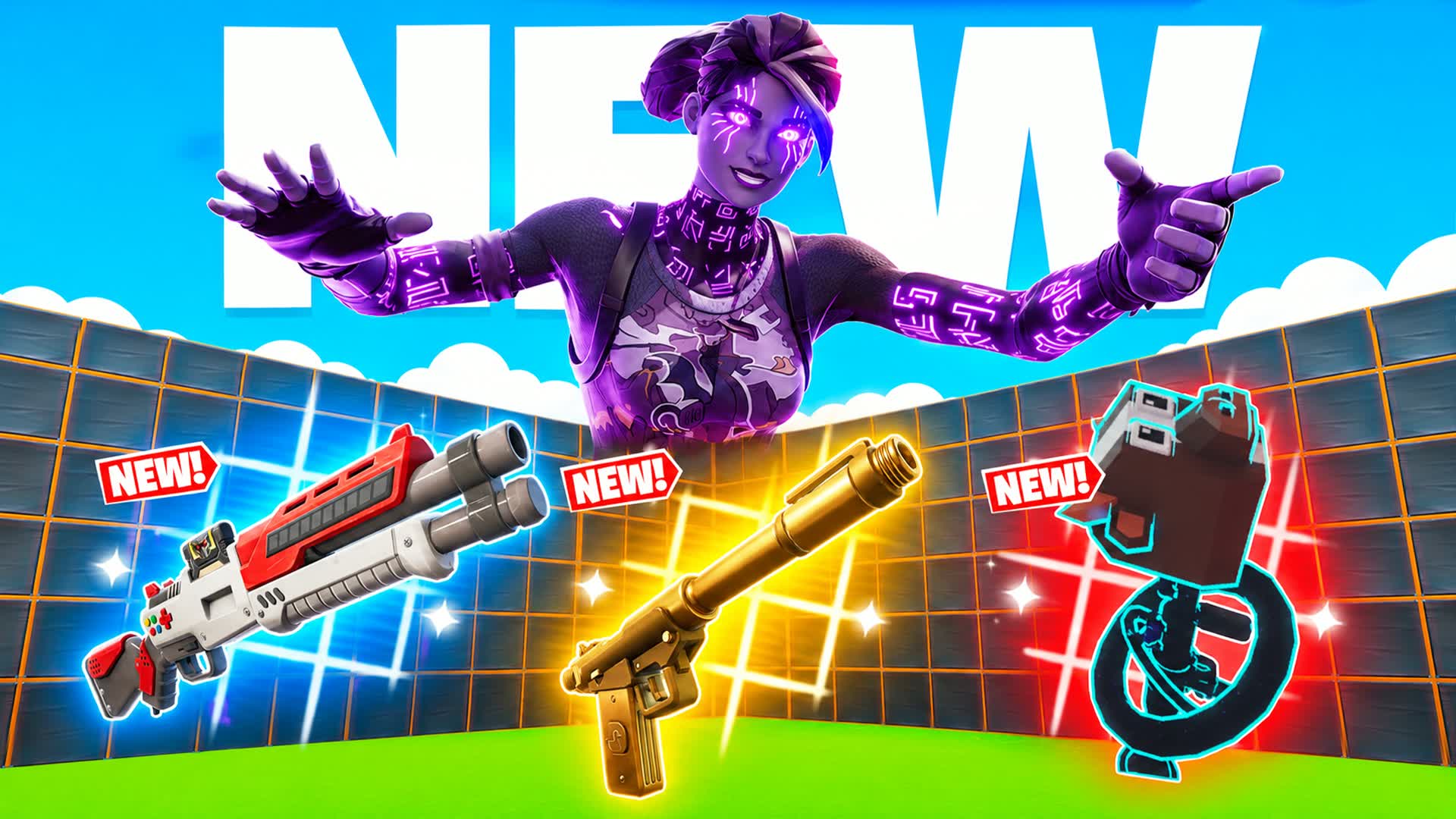 GOATED 1V1 FFA - ALL GUN & DRIVE 669 NEW — Fortnite Creative map