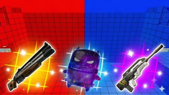 RED VS BLUE SUSY PANDORO — Fortnite Creative map cover art