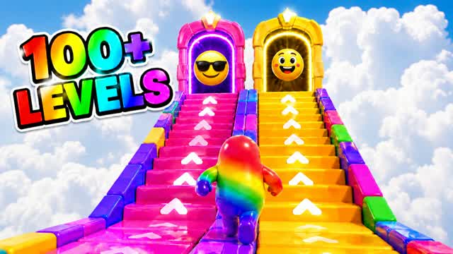 🌈EASY OBBY PARKOUR 100+ — Fortnite Creative map