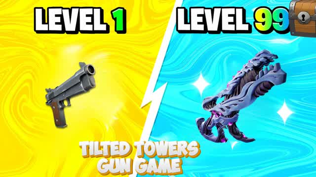 ⭐ TILTED GUN GAME⭐ — Fortnite Creative map cover art