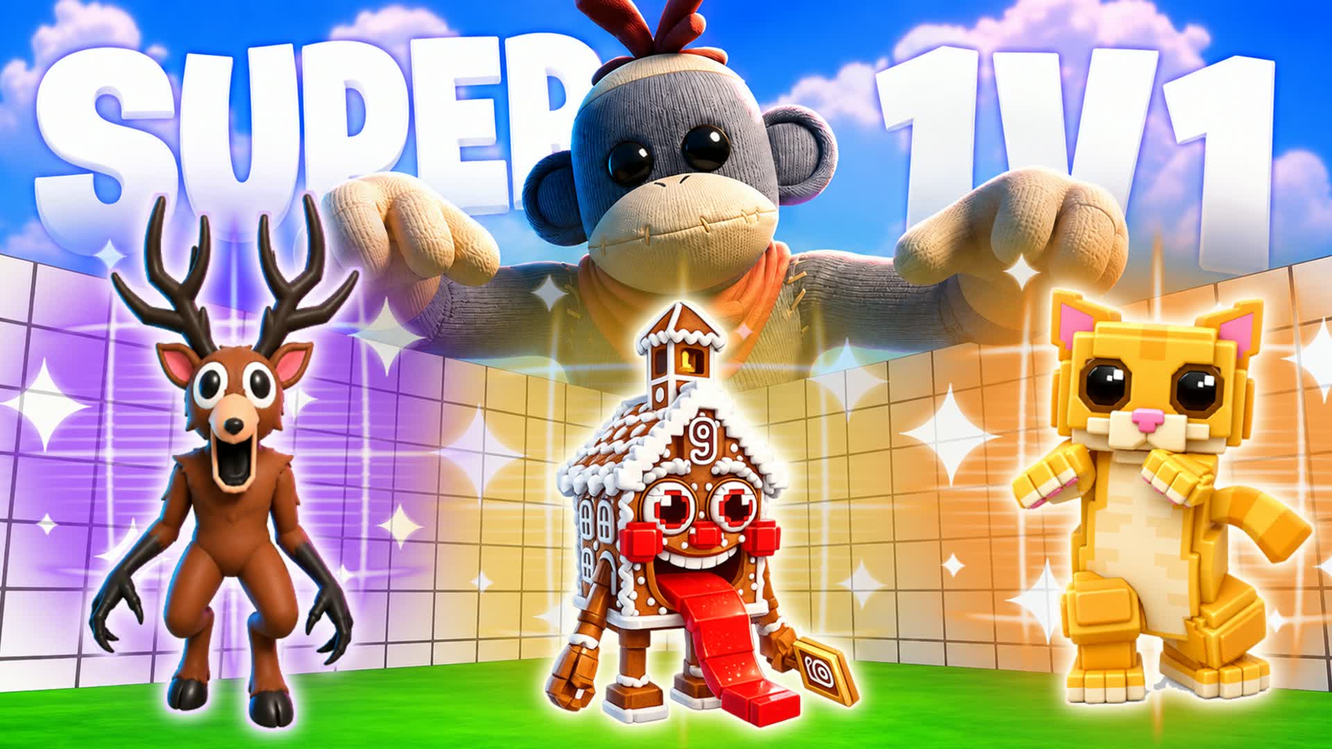 SUPER 1V1 - ALL GUNS FFA DAYI 大 داي — Fortnite Creative map