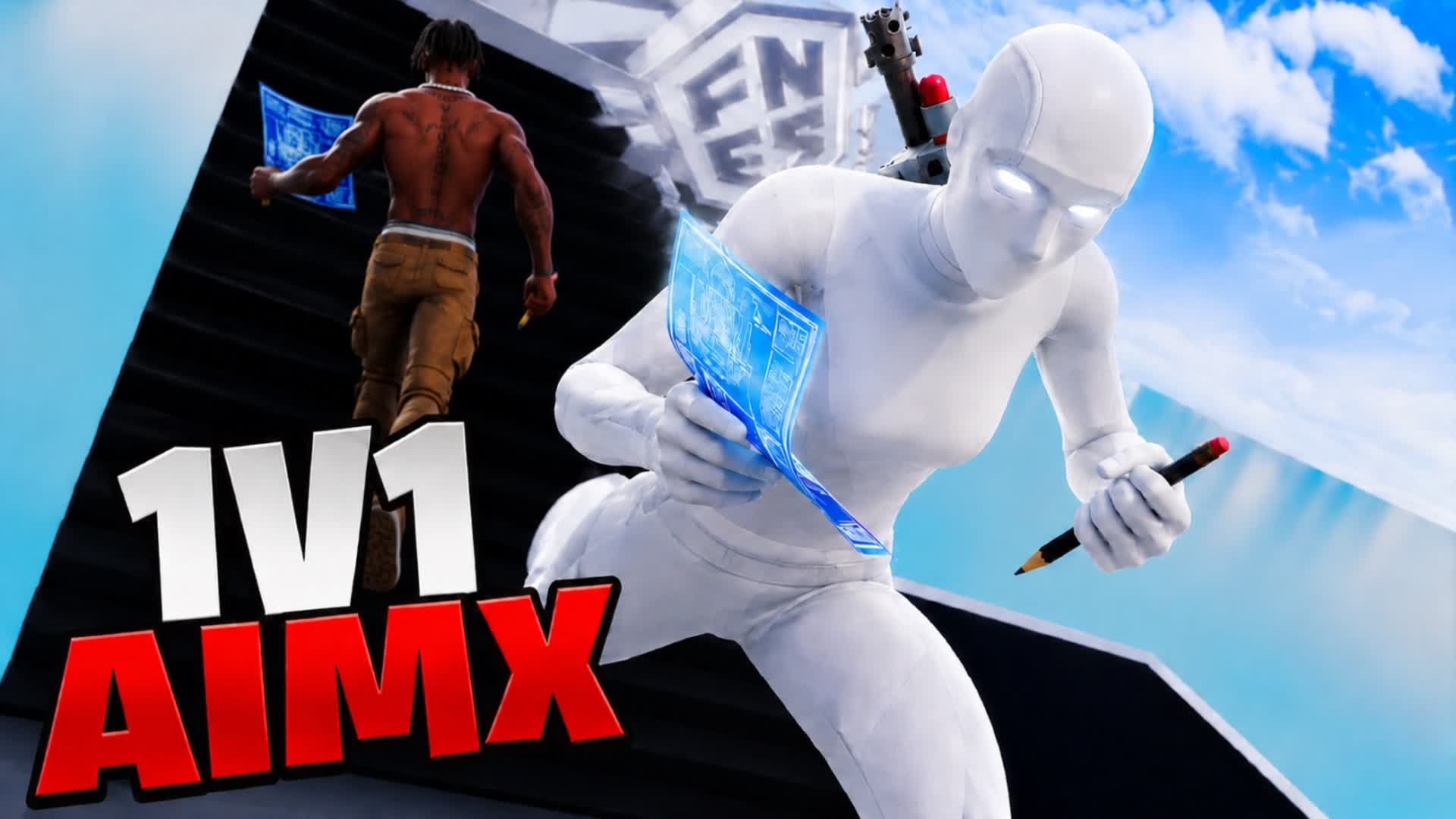 1v1 [AIMX] — Fortnite Creative map