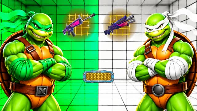 GREEN VS WHITE — Fortnite Creative map