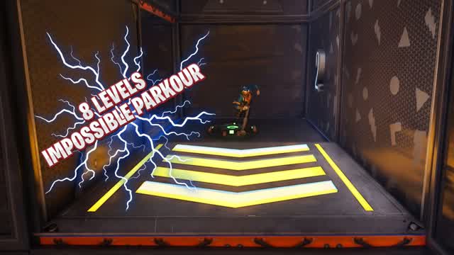 IMPOSSIBLE PARKOUR (8 LEVELS) — Fortnite Creative map