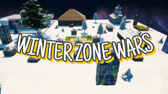 Winter zone wars — Fortnite Creative map cover art