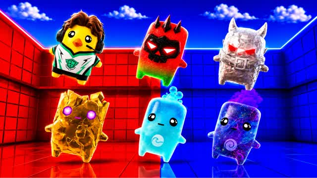RED VS BLUE 🔴🔵 SPECIAL RARE! — Fortnite Creative map cover art