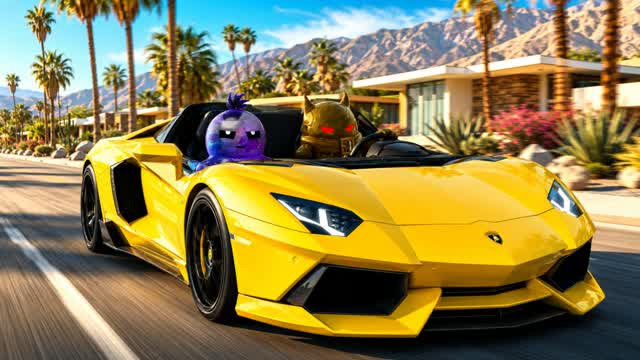🚗 SPRITES CAR DRIVE 🚗 — Fortnite Creative map cover art