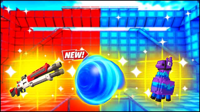 RED VS BLUE PRESSURE RANGE 🔴🔵 — Fortnite Creative map