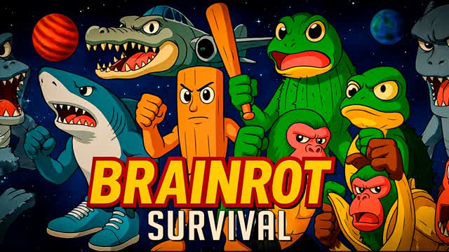 BRAINROT SURVIVAL — Fortnite Creative map cover art