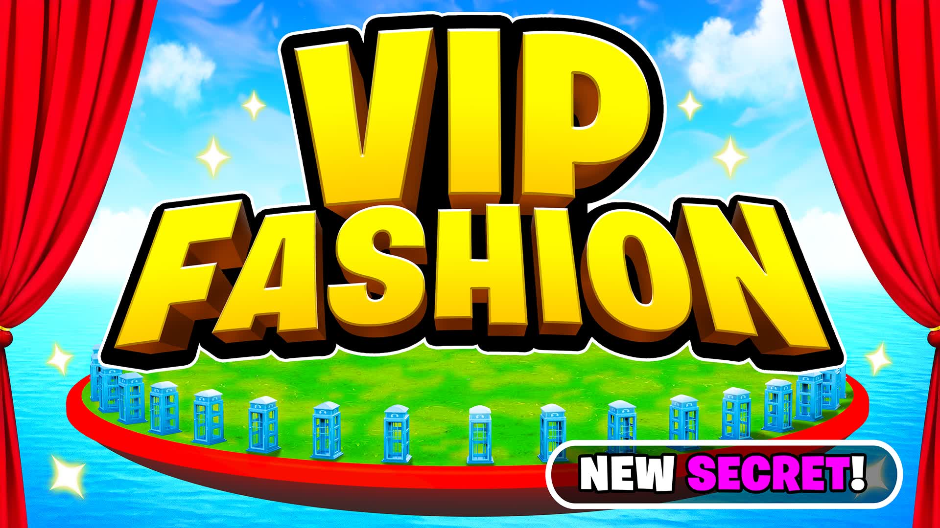 VIP FASHION SHOW 50 🎭 — Fortnite Creative map