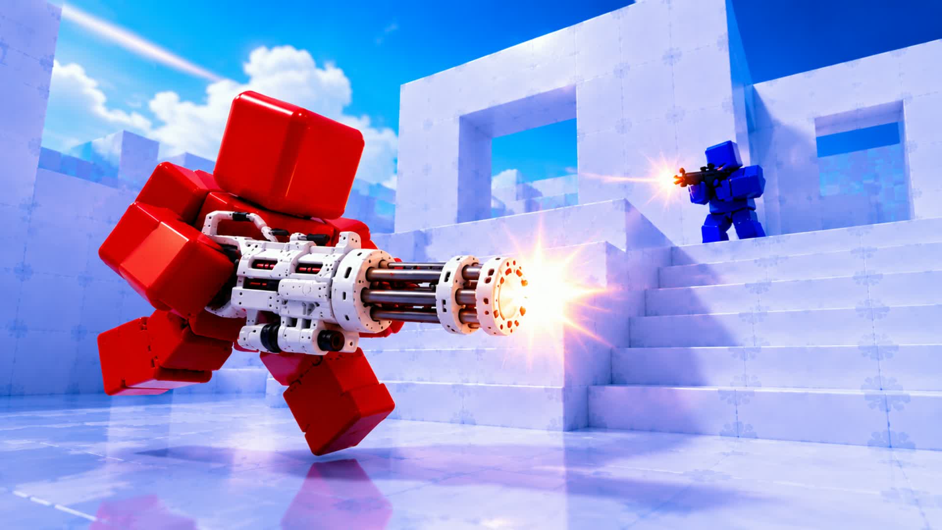 SUPER RIVALS PVP 🎯 ALL GUNS & CARS — Fortnite Creative map