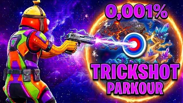 ๐ฎ TRICKSHOT NO AIM NO PROBLEM 80 Levels โ Fortnite Creative map