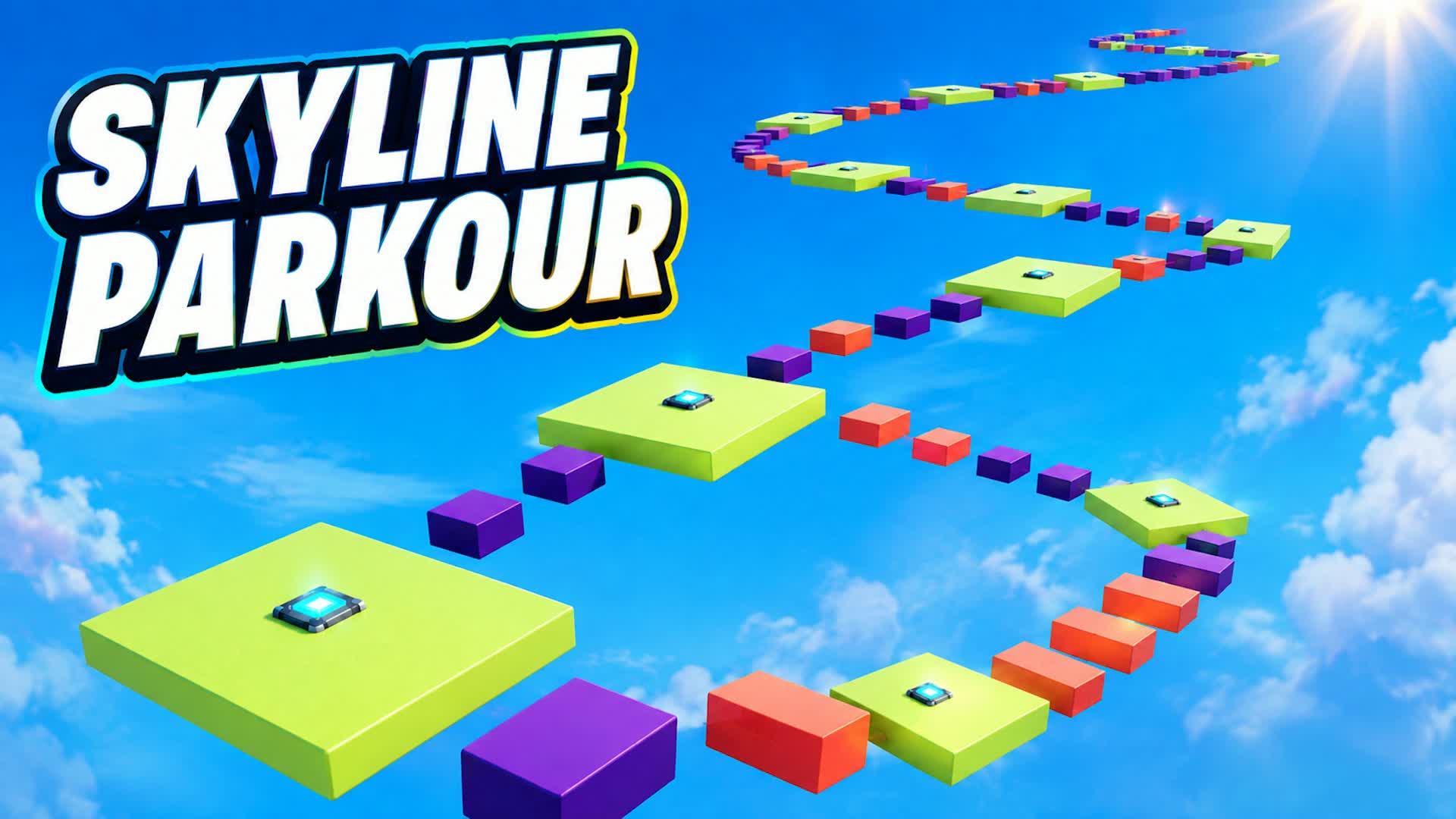 Skyline Parkour — Fortnite Creative map