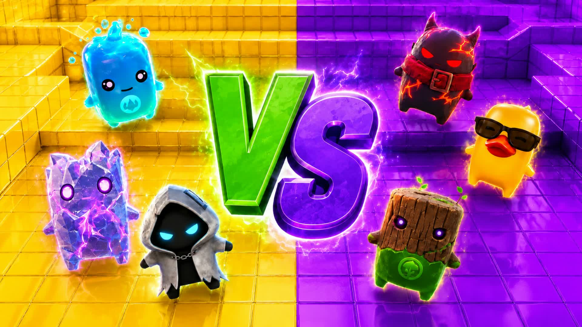 SPRITE RED VS BLUE🔵🔴DASH — Fortnite Creative map