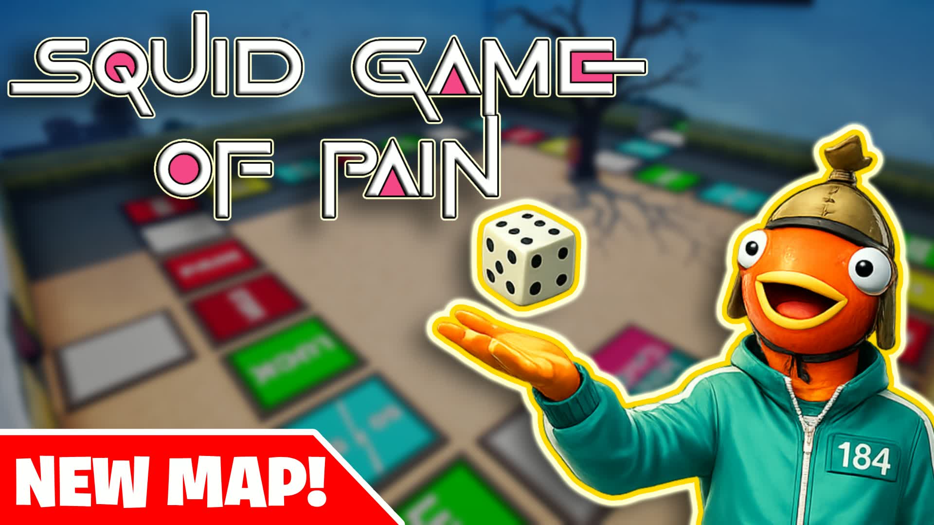 🎲SQUID GAME OF PAIN🎲 BOARD GAME — Fortnite Creative map