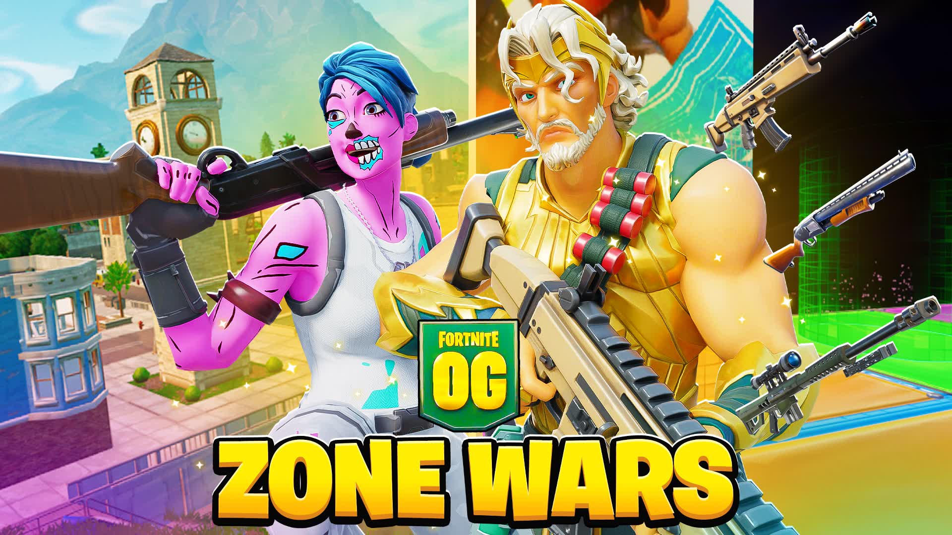 OG DUO ZONE WARS — Fortnite Creative map