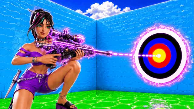 🎯TRICKSHOT PARKOUR ALBINO🎯 — Fortnite Creative map