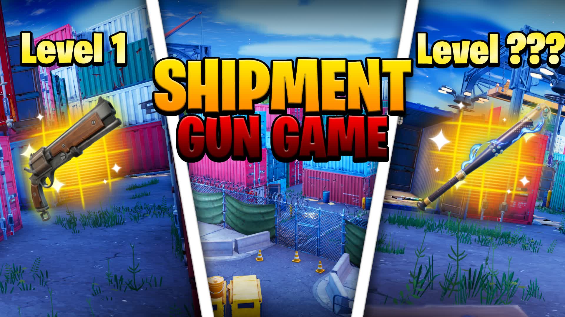 ⭐ Shipment Gun Game FFA  🎯 — Fortnite Creative map
