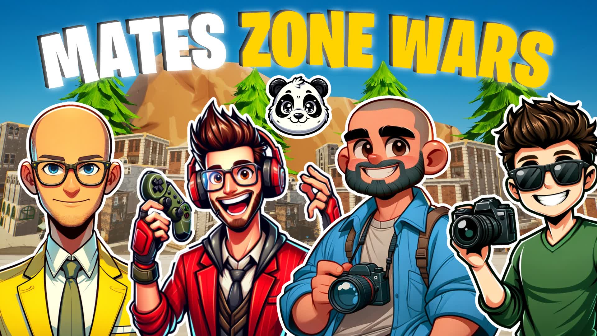 MATES ZONE WARS — Fortnite Creative map