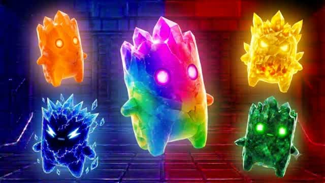 SPRITES RED VS BLUE — Fortnite Creative map cover art