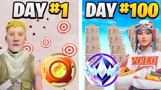 RANKED PRACTICE🎯 AIM EDIT PIECE & 1V1 — Fortnite Creative map