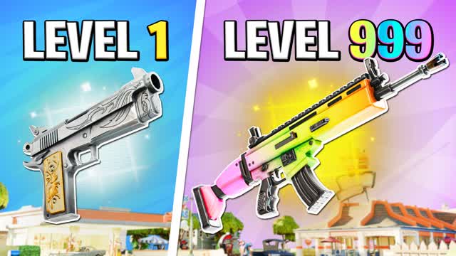🍔【OG】GREASY GUN GAME🎯ONE SHOT — Fortnite Creative map