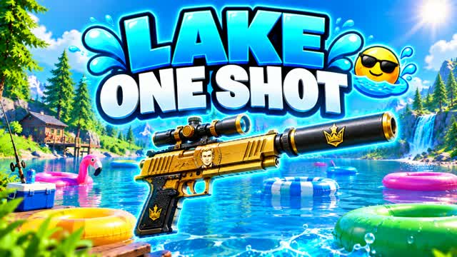🌊 Lake Gun Game🎯 One Shot🔫 — Fortnite Creative map