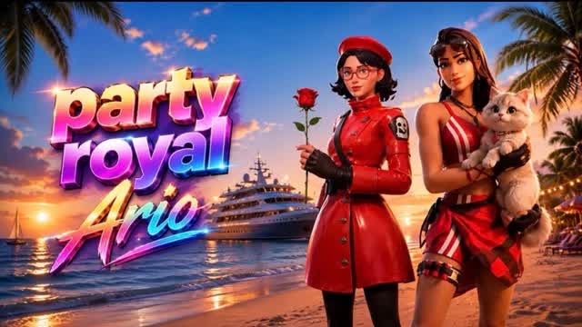 PARTY ROYAL ARIO — Fortnite Creative map