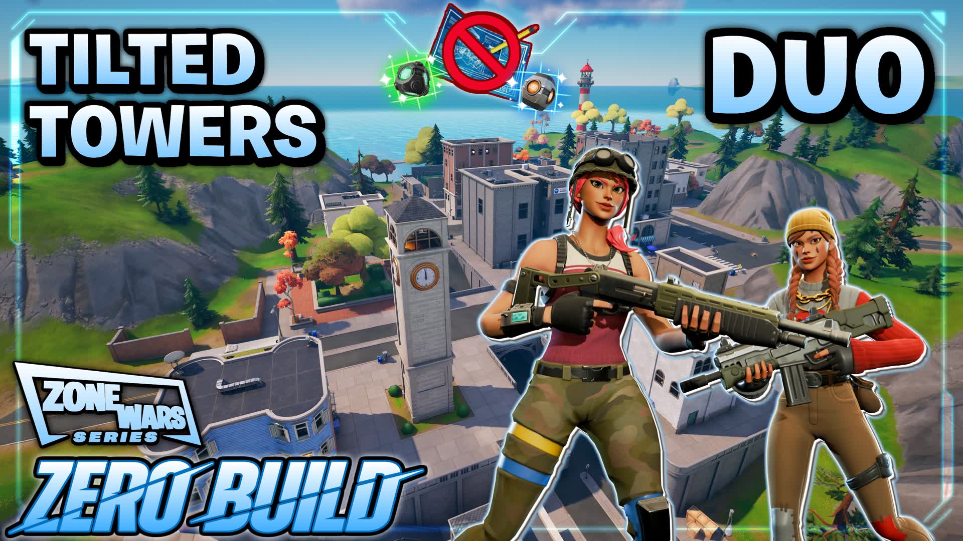 (Duo👥ZB🚫) Tilted Zone Wars [Series] — Fortnite Creative map