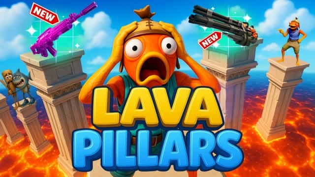 LAVA PILLARS BRAINROT🌋 — Fortnite Creative map cover art