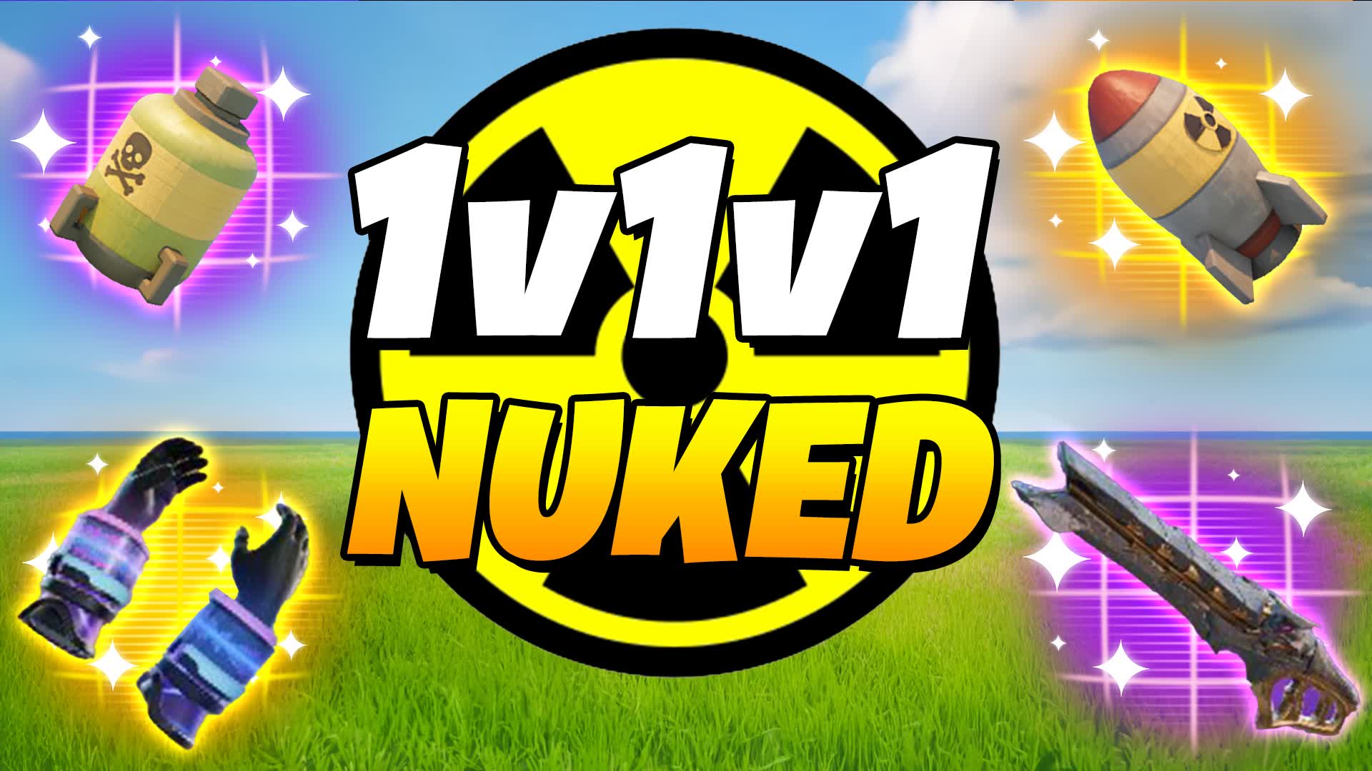 1v1v1 Nuked Free For All — Fortnite Creative map