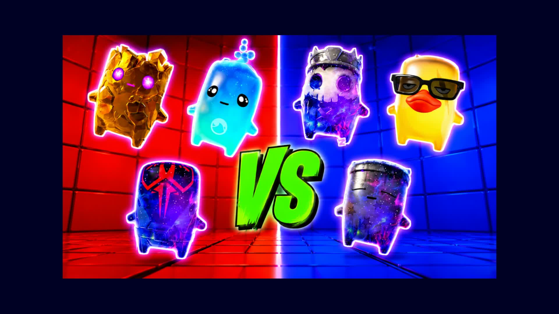BLUE VS RED IRON VECTOR 🔵🔴 — Fortnite Creative map