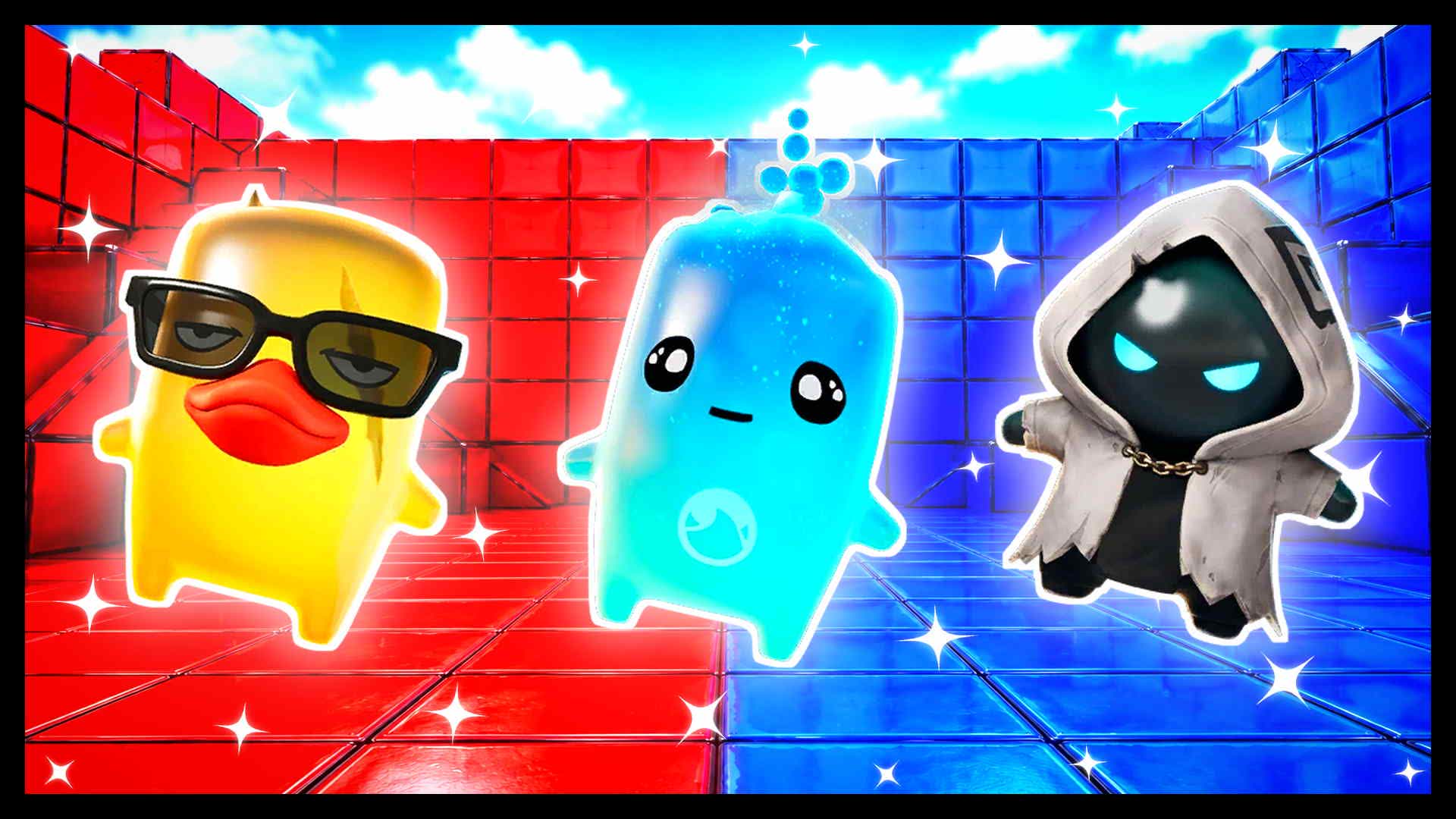 BLUE VS RED FIND YOUR OPENING 🔵🔴 — Fortnite Creative map
