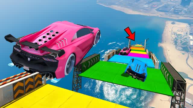 🌈SUPER EXTREME OBBY CAR PARCOUR🌈 — Fortnite Creative map