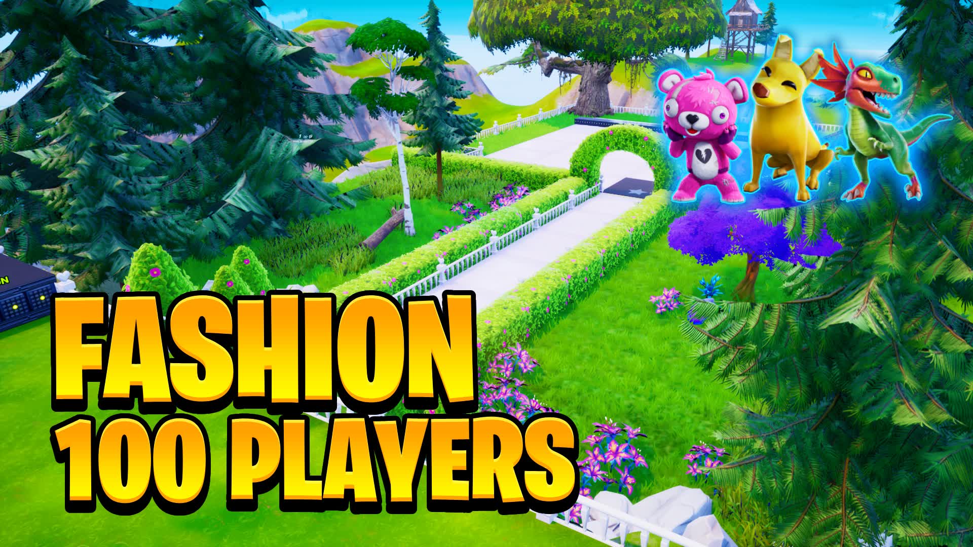 HH OUTFIT 100 JUGADORES - FASHION SHOW — Fortnite Creative map
