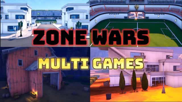 ZONE WARS MULTI GAMES 16 — Fortnite Creative map cover art
