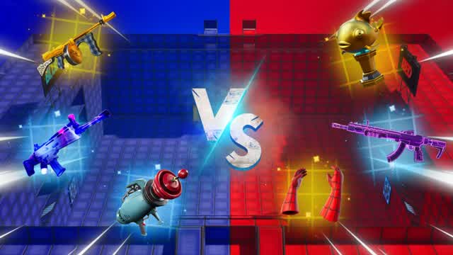 🔴The Best Red vs Blue🔵 — Fortnite Creative map