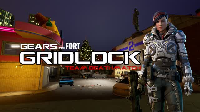 Gears of Fort - Gridlock TDM — Fortnite Creative map cover art