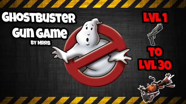 Ghostbuster Gun Game — Fortnite Creative map cover art