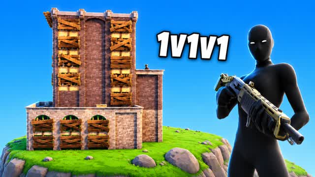 1V1V1 ZONE WARS [LOCKDOWN] — Fortnite Creative map