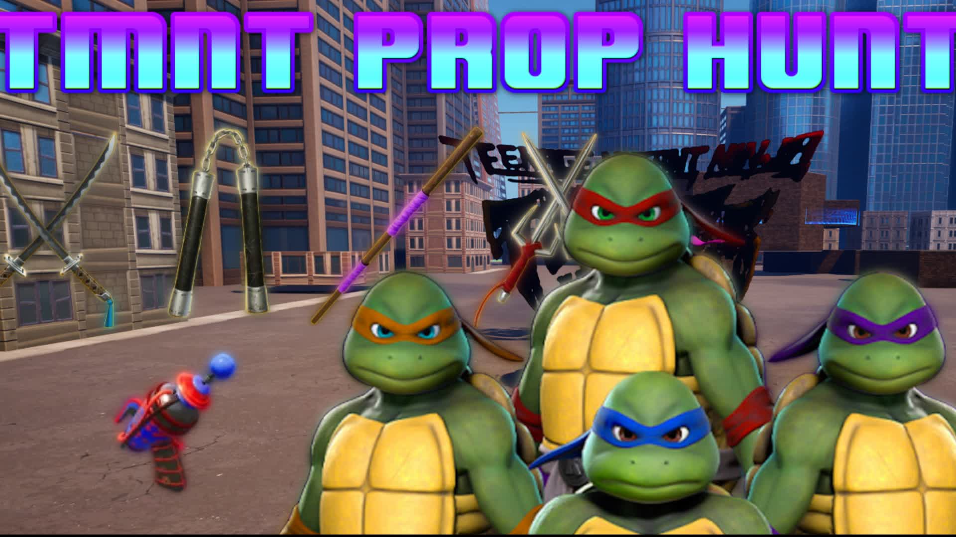 TMNT Prop hunt! — Fortnite Creative map