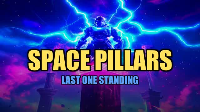 OVERGLOW Pillars Arena — Fortnite Creative map cover art