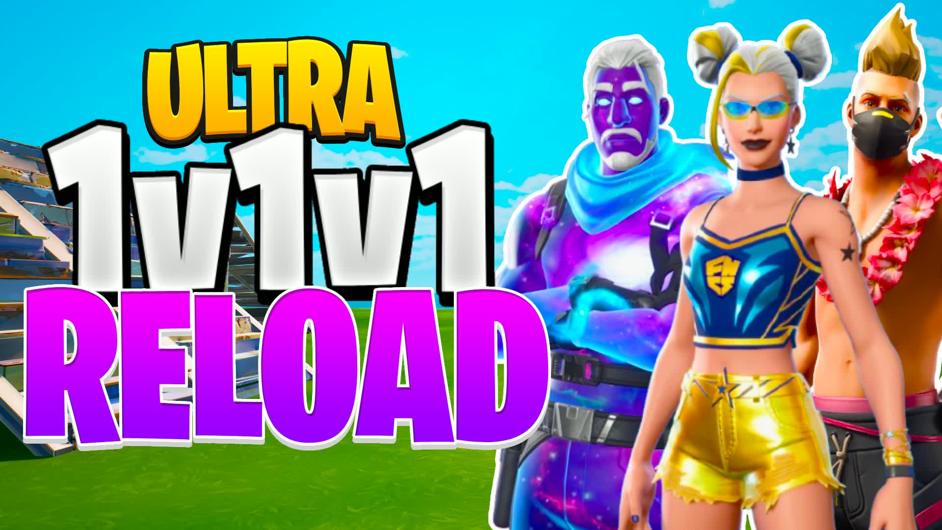 ULTRA 1v1v1 RELOAD BUILD FIGHT FFA — Fortnite Creative map
