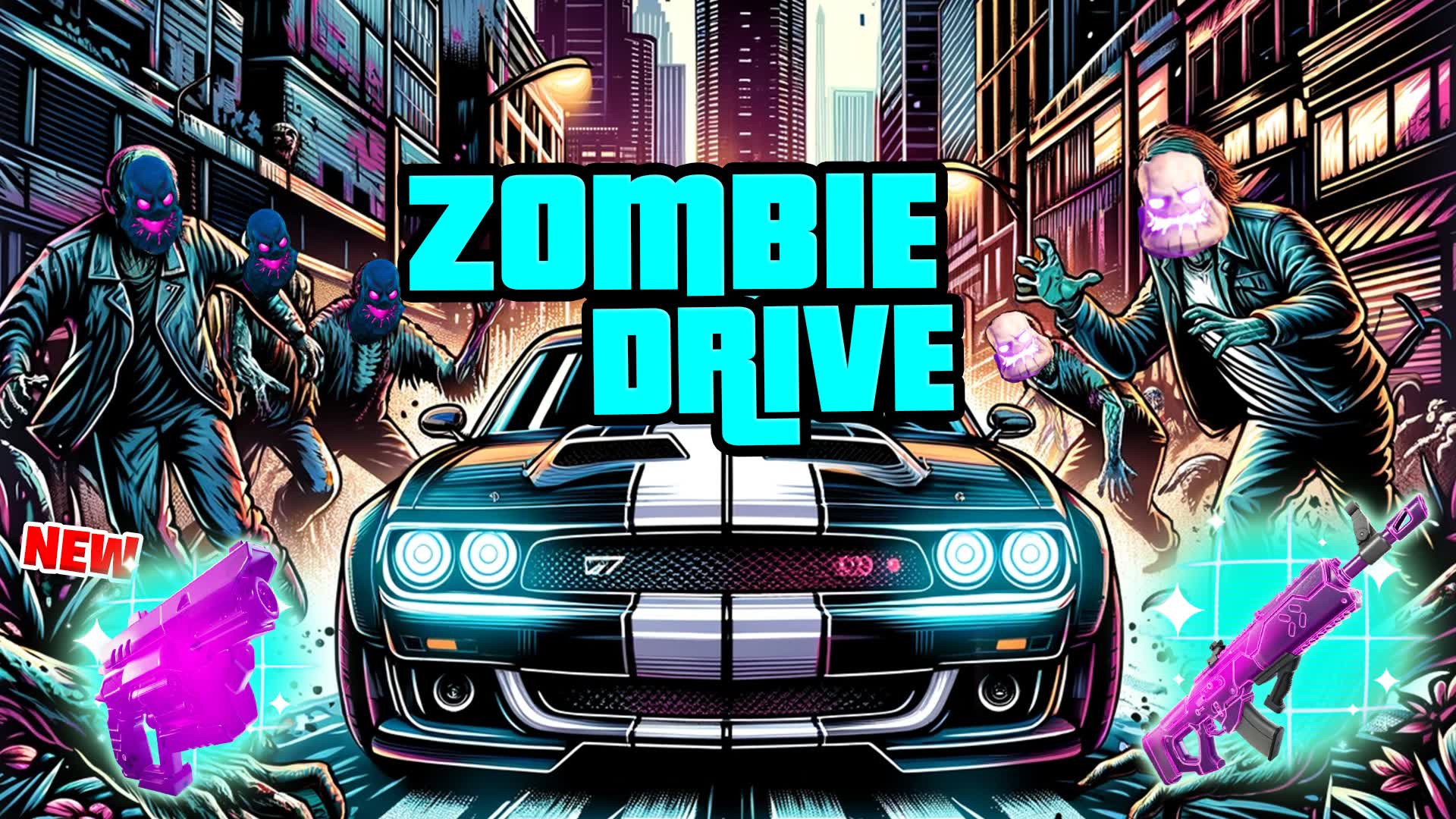 🧟 ZOMBIEDRIVE 🏎️ — Fortnite Creative map